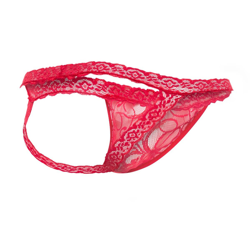 MOB Lace Jockstrap - Red