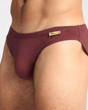 TEAMM8 Retro Bikini Brief - Mahogany