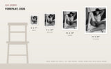 Foreplay, 2026 — print size comparison