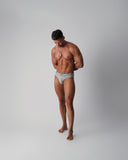 TEAMM8 New Classic Cotton Brief - Grey Marle