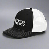 Let's F*Ck Trucker Hat by YES HOMO - Black / White