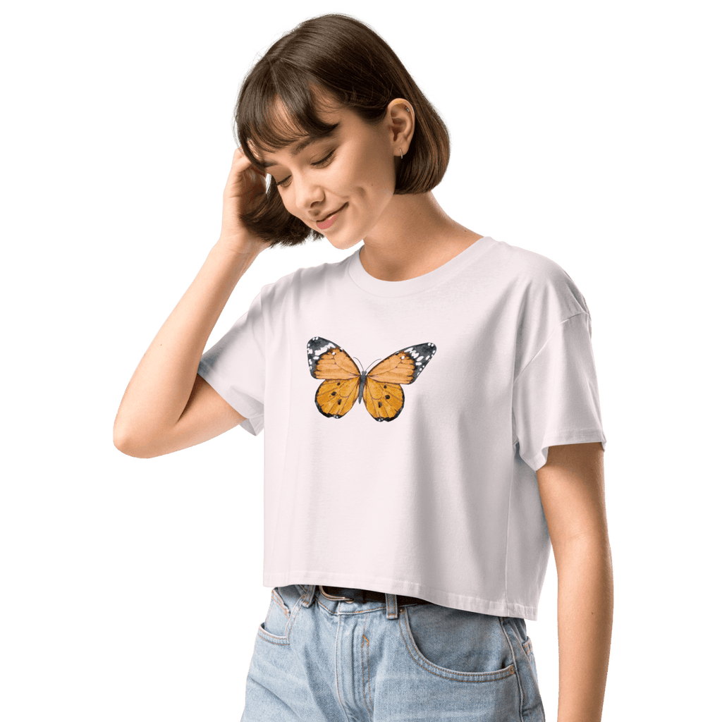 Monarch Butterfly Crop Top