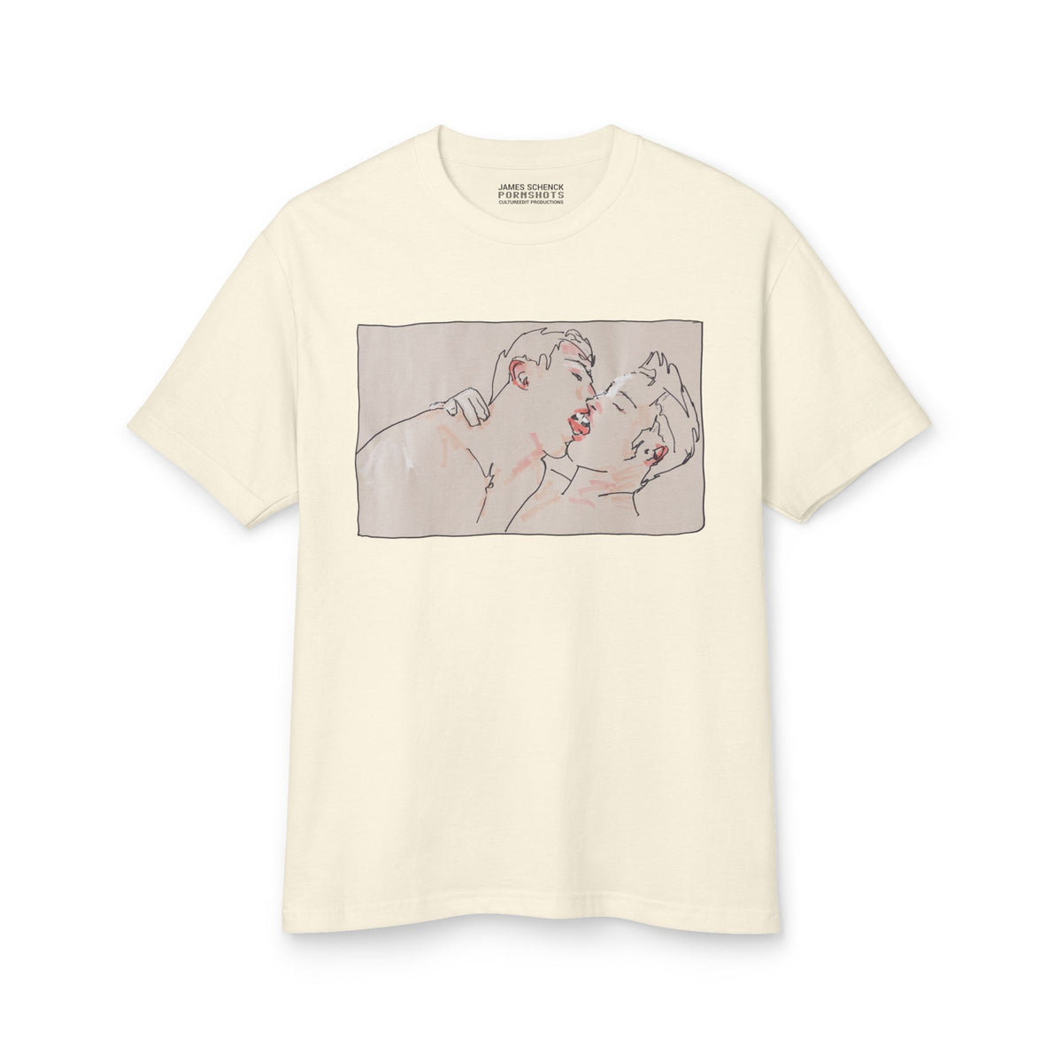 James Schenck KISSING tee by CULTUREEDIT Productions / 6 Colors