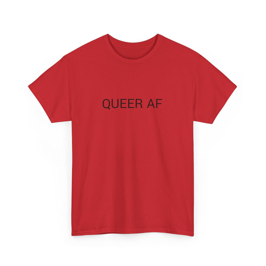 QUEER AF TEE BY CULTUREEDIT AVAILABLE IN 13 COLORS