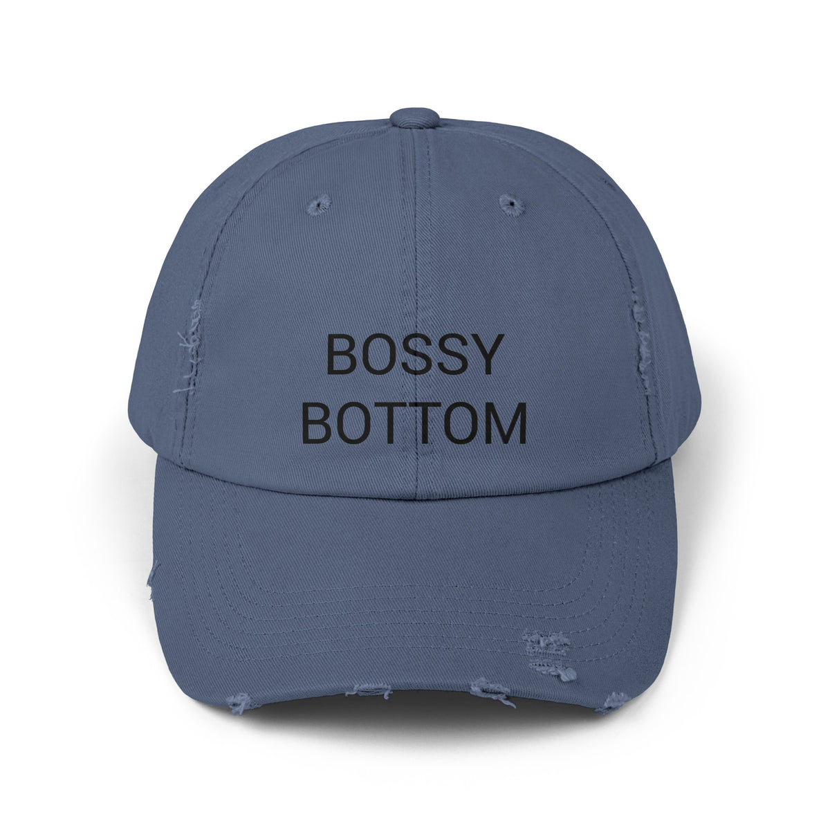 BOSSY BOTTOM Distressed Cap in 6 colors