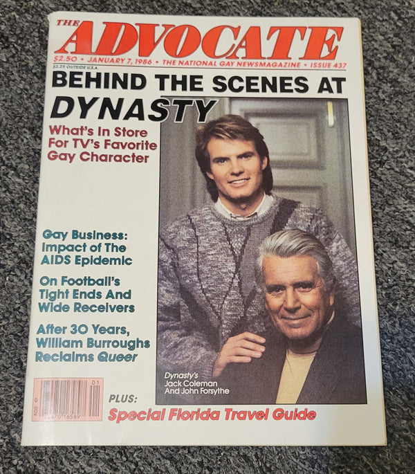 The Advocate 1/7/86 issue
