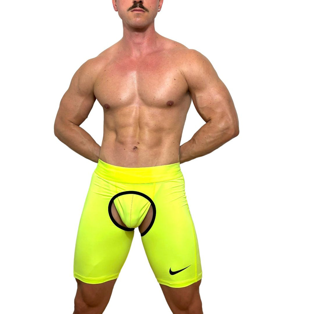 Nike Sport Neon Green Short Chaps By SNEAKERMASK