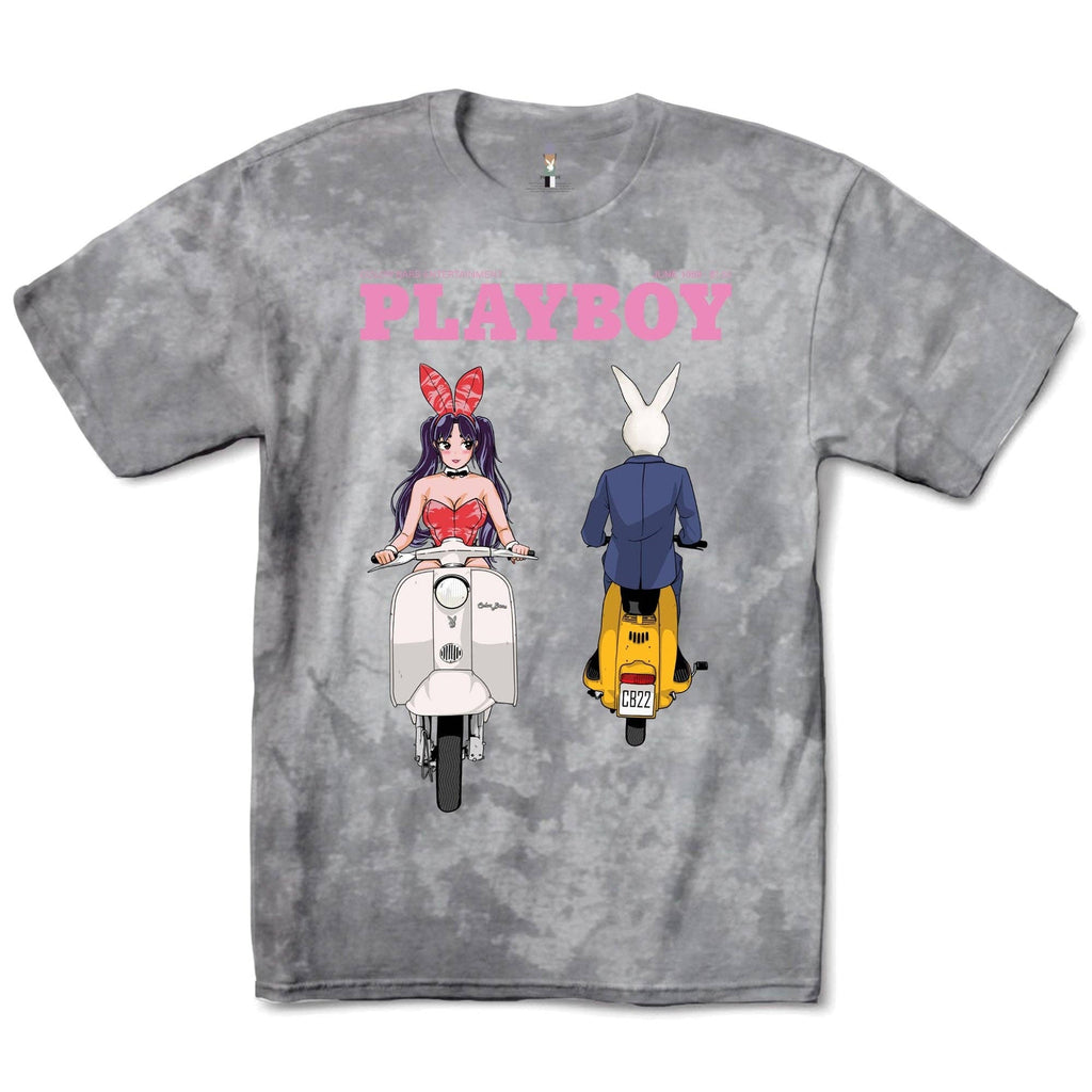 PLAYBOY Tokyo Club Scoot Tie-Dye T-Shirt