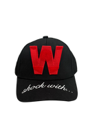 Smiley Cap in Black by Walter van Beirendonck