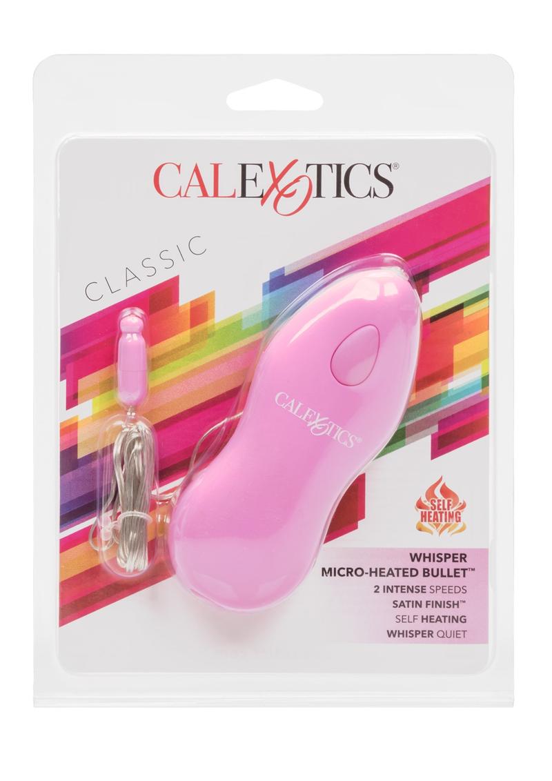 Whisper Micro Warming Bullet with Wired Remote Control - Pink