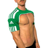 Adidas Sport Shoulders Green Crop Top BY SNEAKERMASK