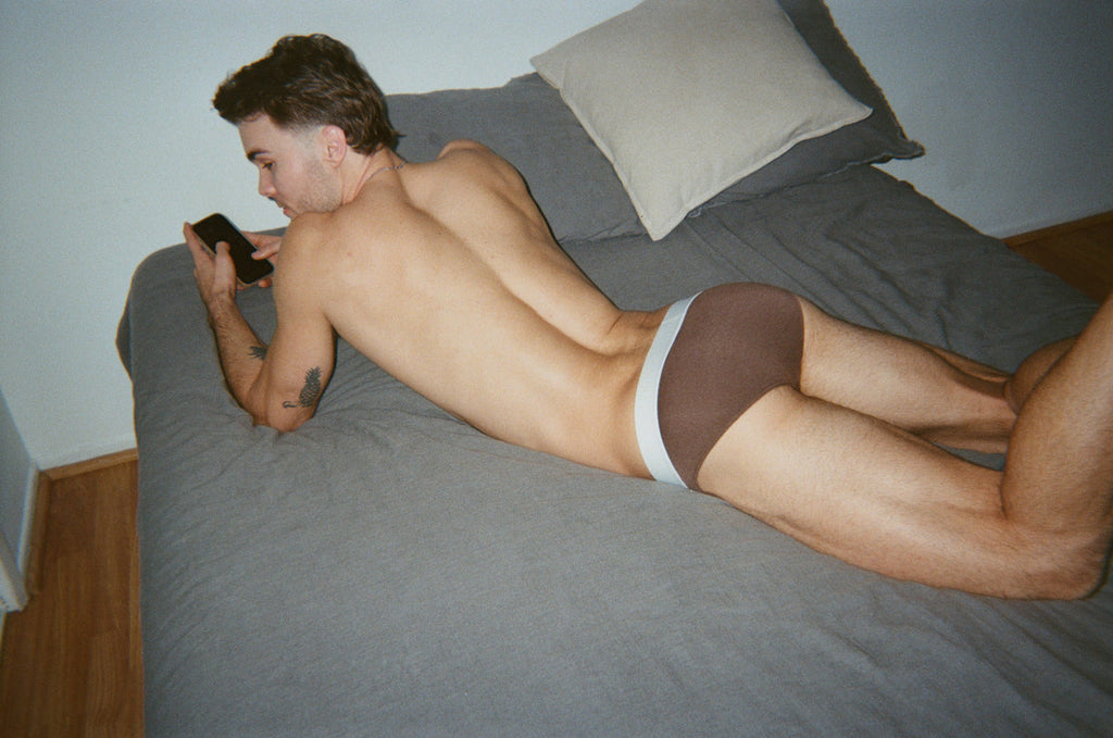Dominic Albano Tencel Brief - Chocolate