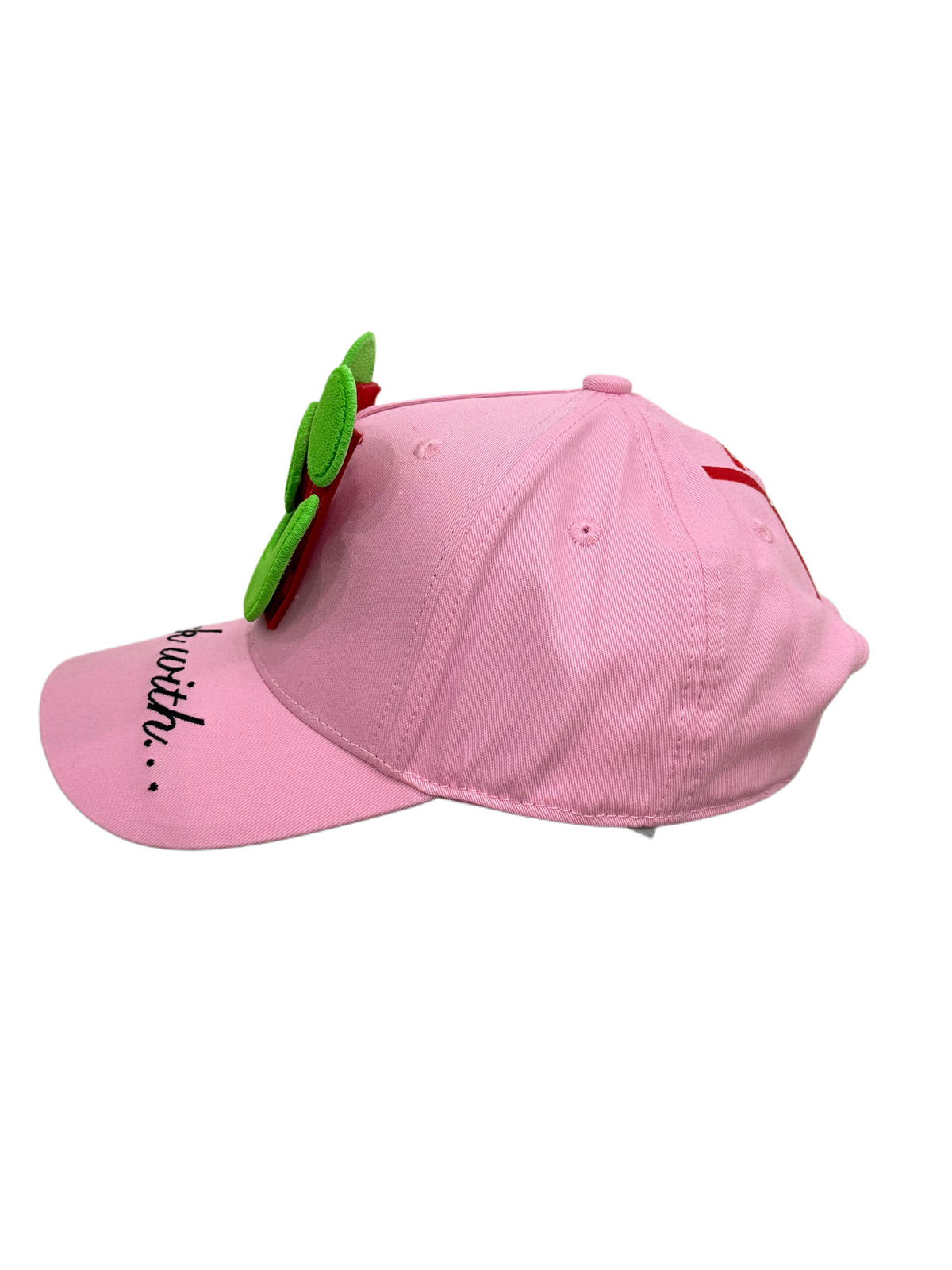 Smiley Cap in Pink by Walter van Beirendonck