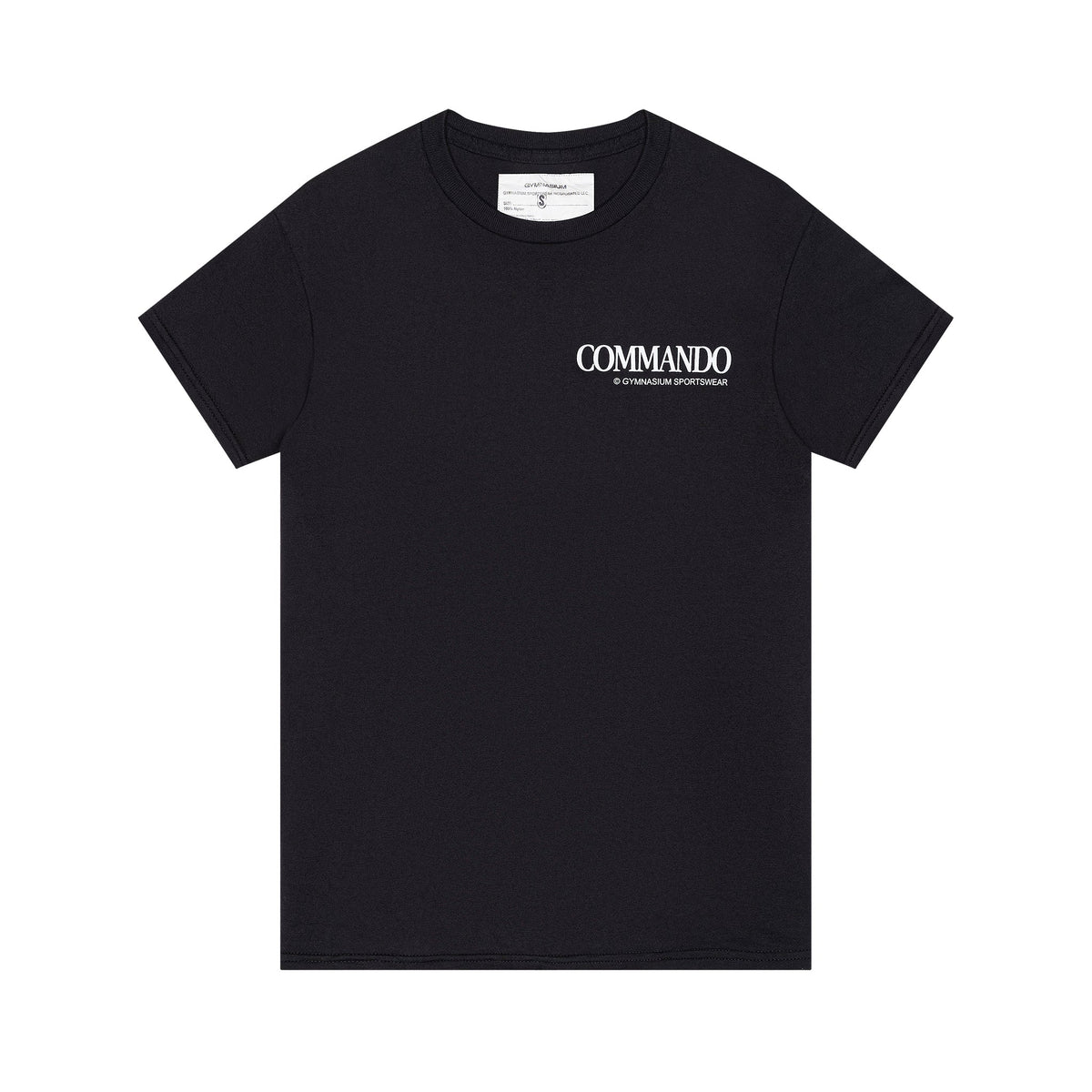 GYMNASIUM THE COMMANDO T-SHIRT IN BLACK