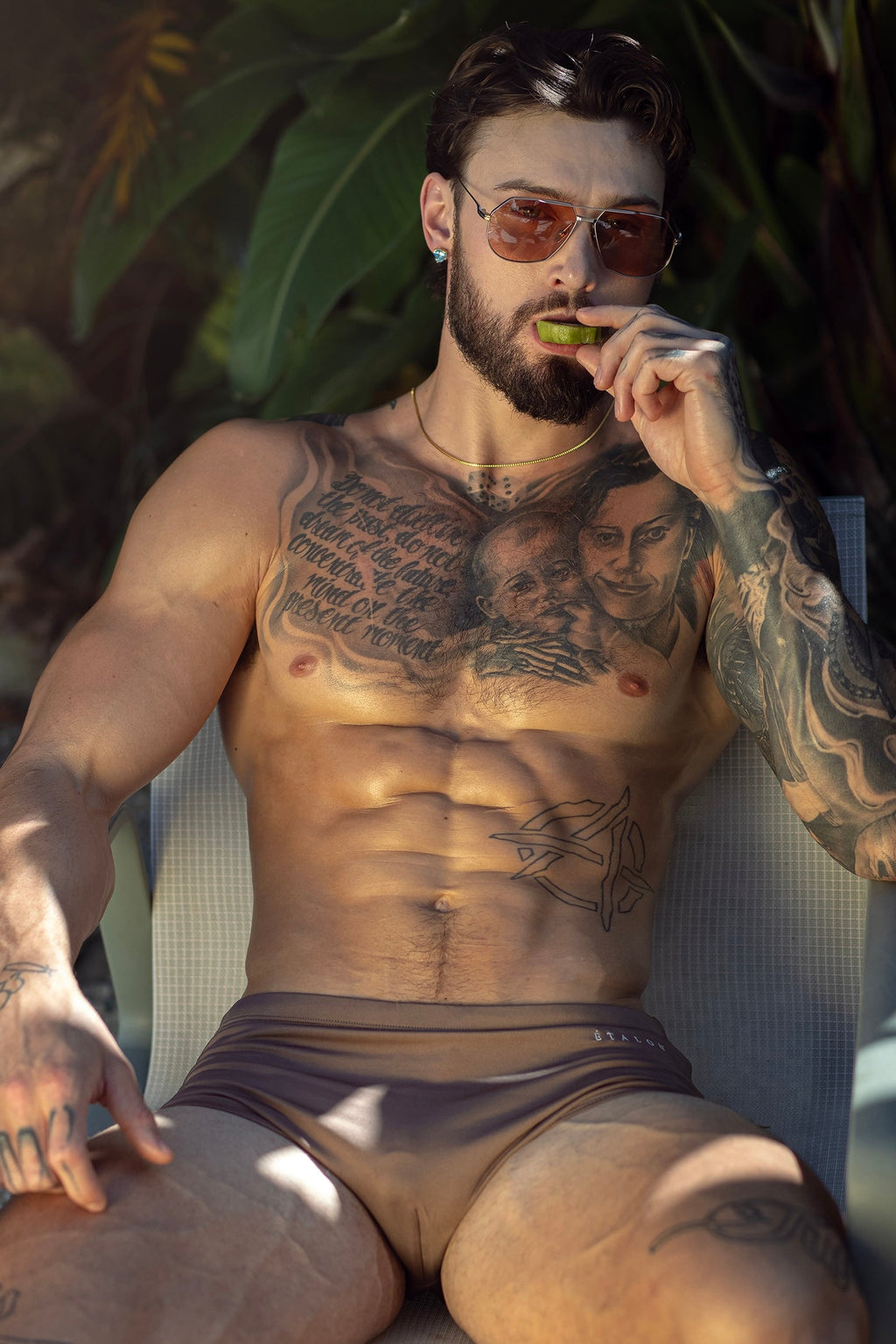 Brown Swim Sunga