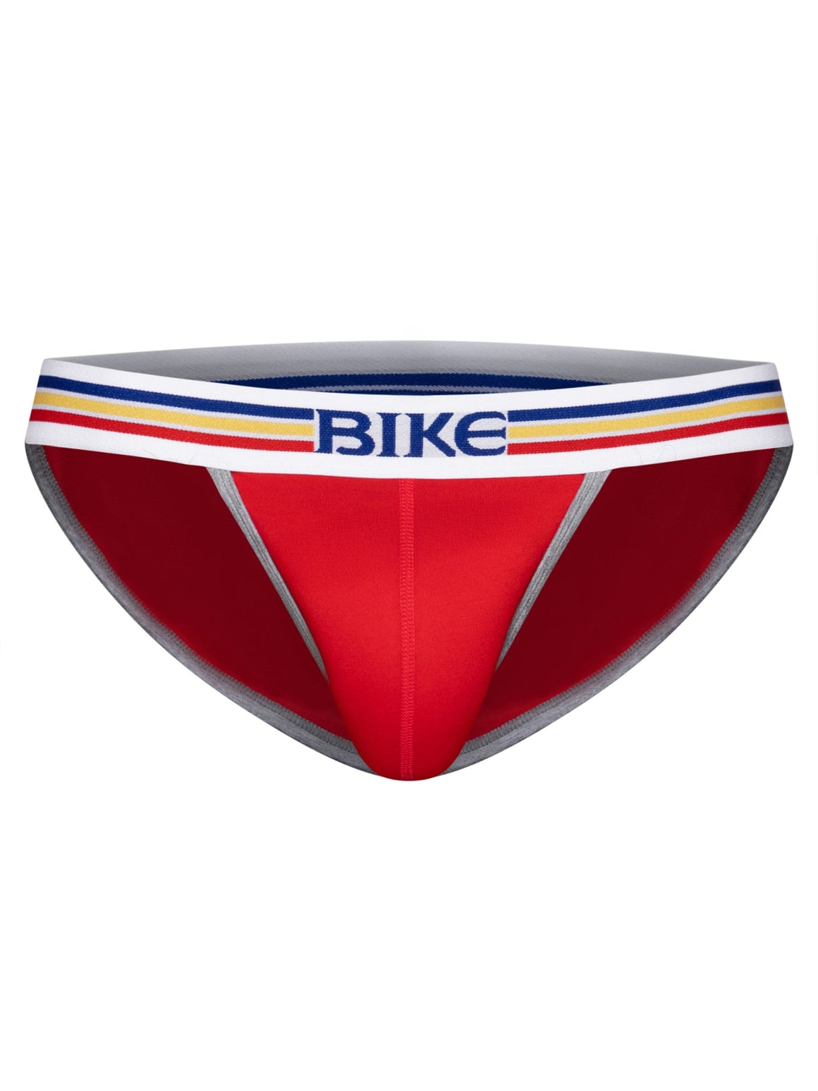 BIKE Stretch Cotton Jock Brief - Samba Red