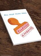 David Shrigley A5 Notebook - Your Stupid Ideas