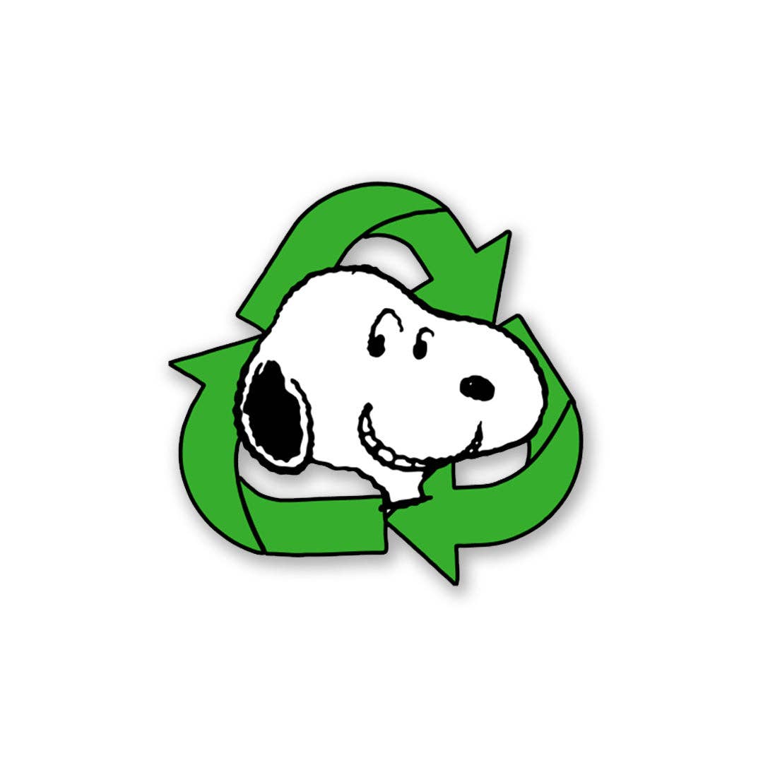 Peanuts - Snoopy Recycle Pin