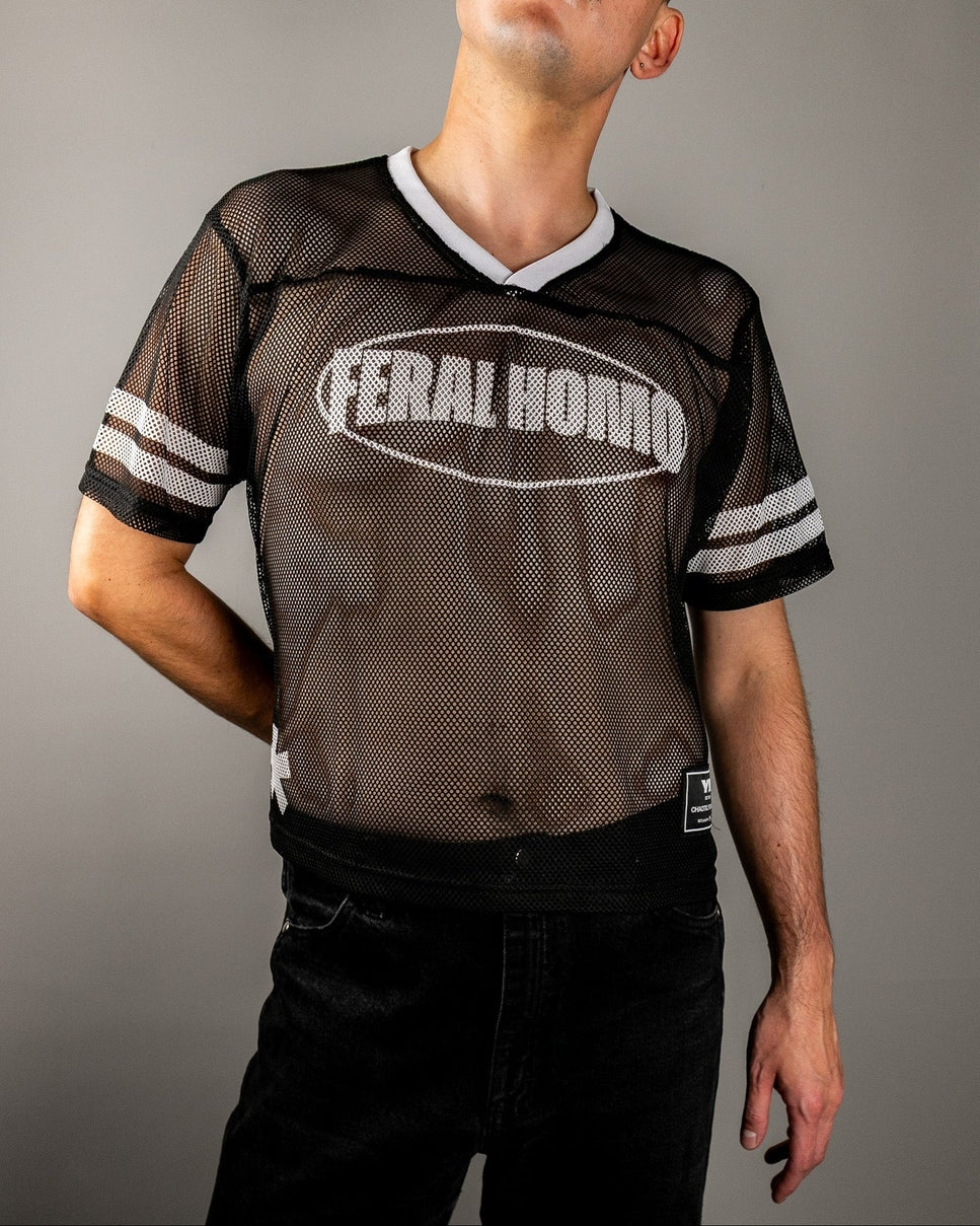 Feral Homo Mesh Jersey - Black / White