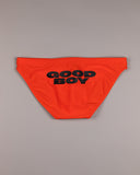 Good Boy Swim Brief by YES HOMO - Black / Red