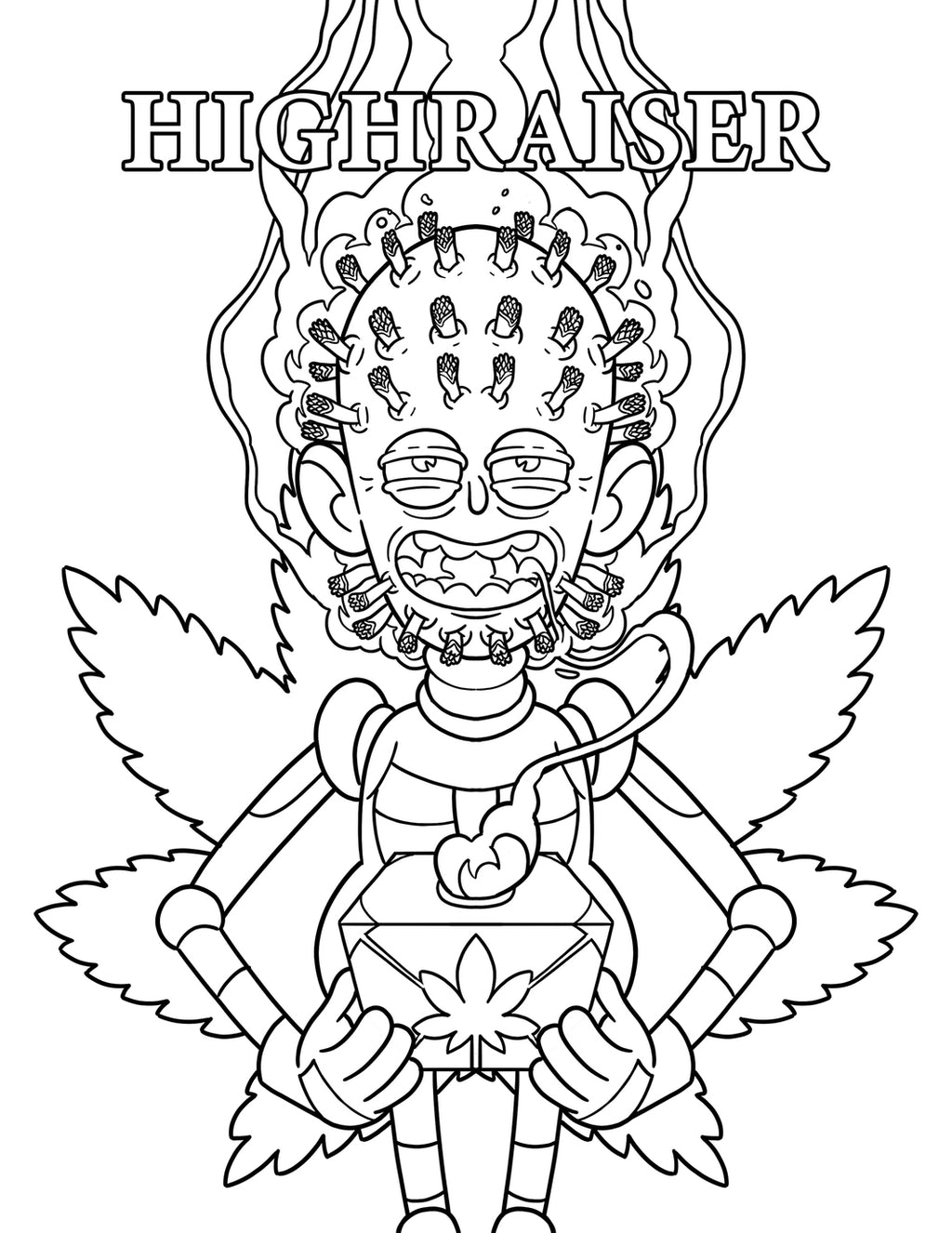 Killer Buds Coloring Book