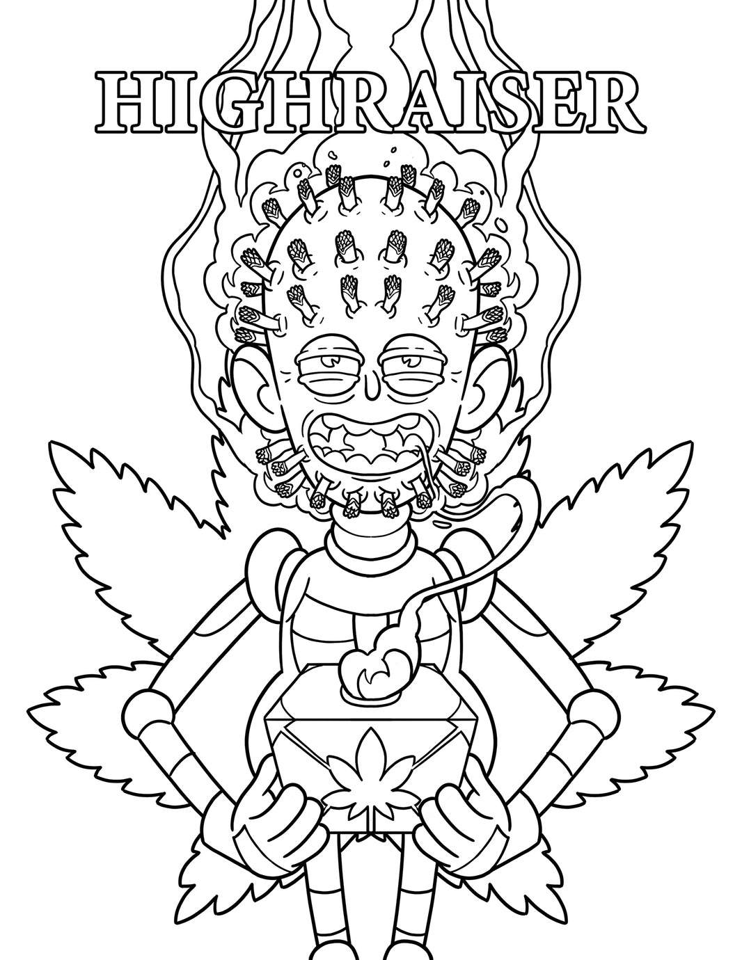 Killer Buds Coloring Book