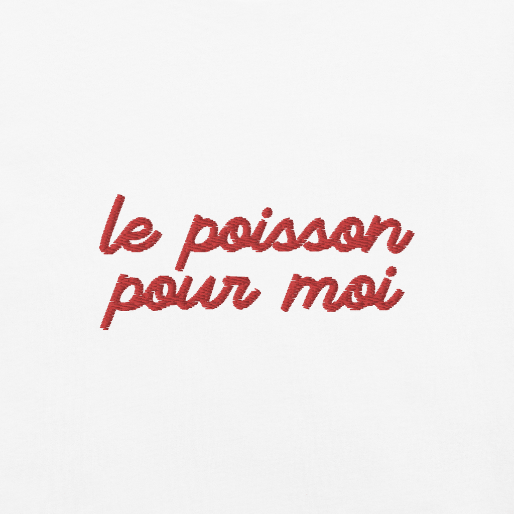 Le Poisson Pour Moi Embroidered Shirt