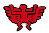 Keith Haring - Angel Pin: Yellow