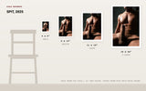 Spit, 2025 — print size comparison