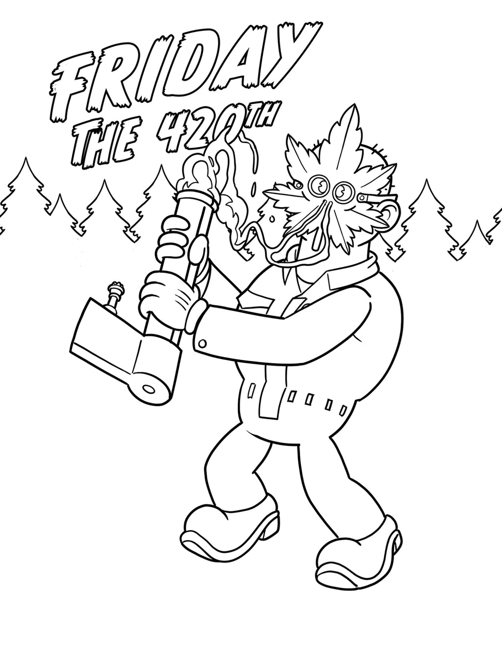 Killer Buds Coloring Book