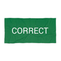 Correct Beach Towel by CULTUREEDIT