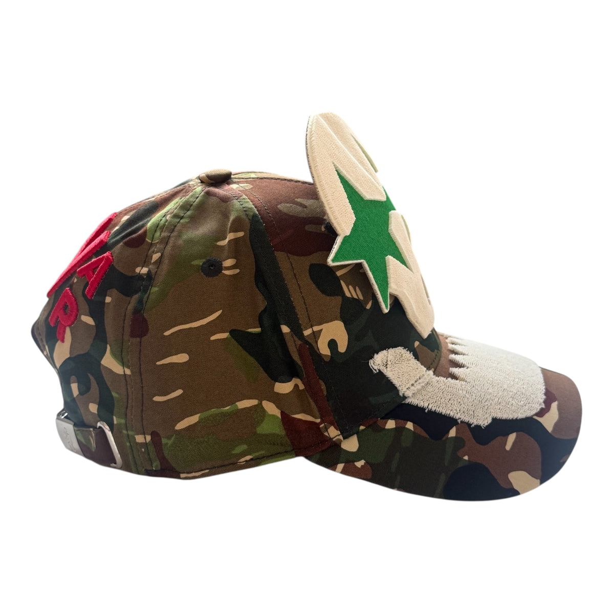 Camo Cap by Walter van Beirendonck - Military Green