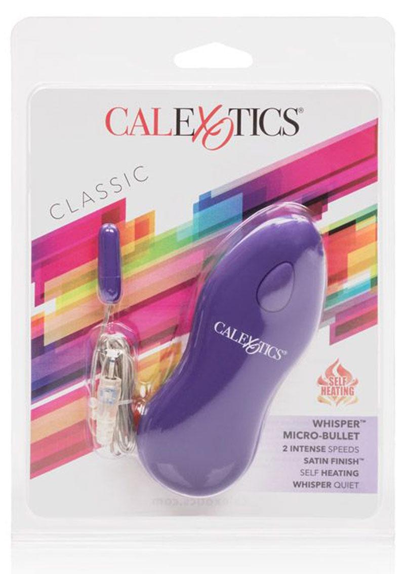 Whisper Micro Bullet with Wired Remote Control - Purple