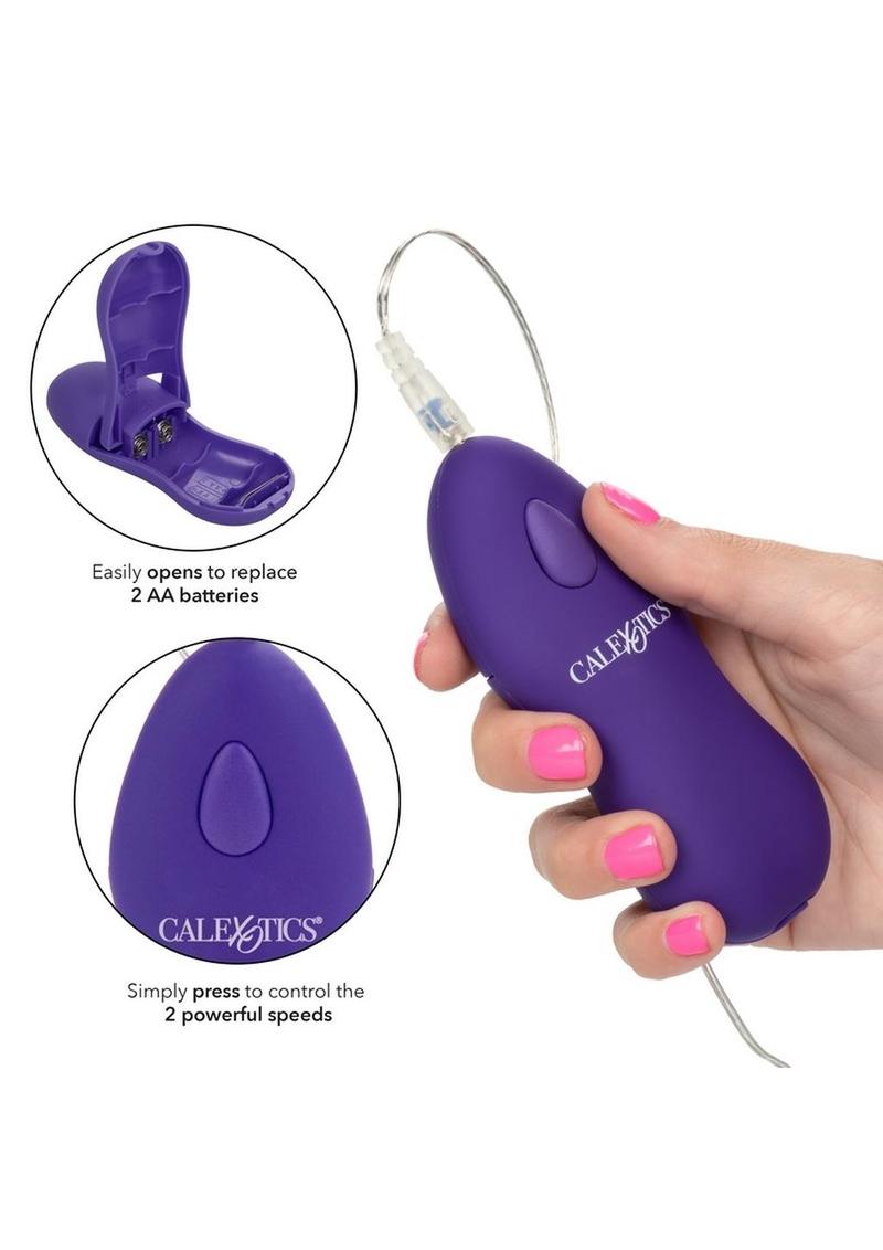 Whisper Micro Bullet with Wired Remote Control - Purple