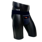 Nike Grey Orange Swoosh Socks Jockstrap By SNEAKERMASK