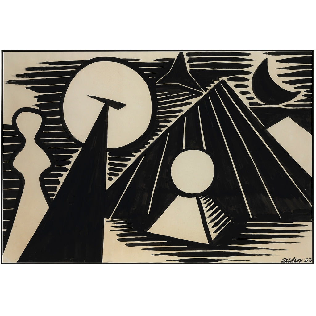 Calder Untitled (1953) All-Over Print Top Handle Tote Bag