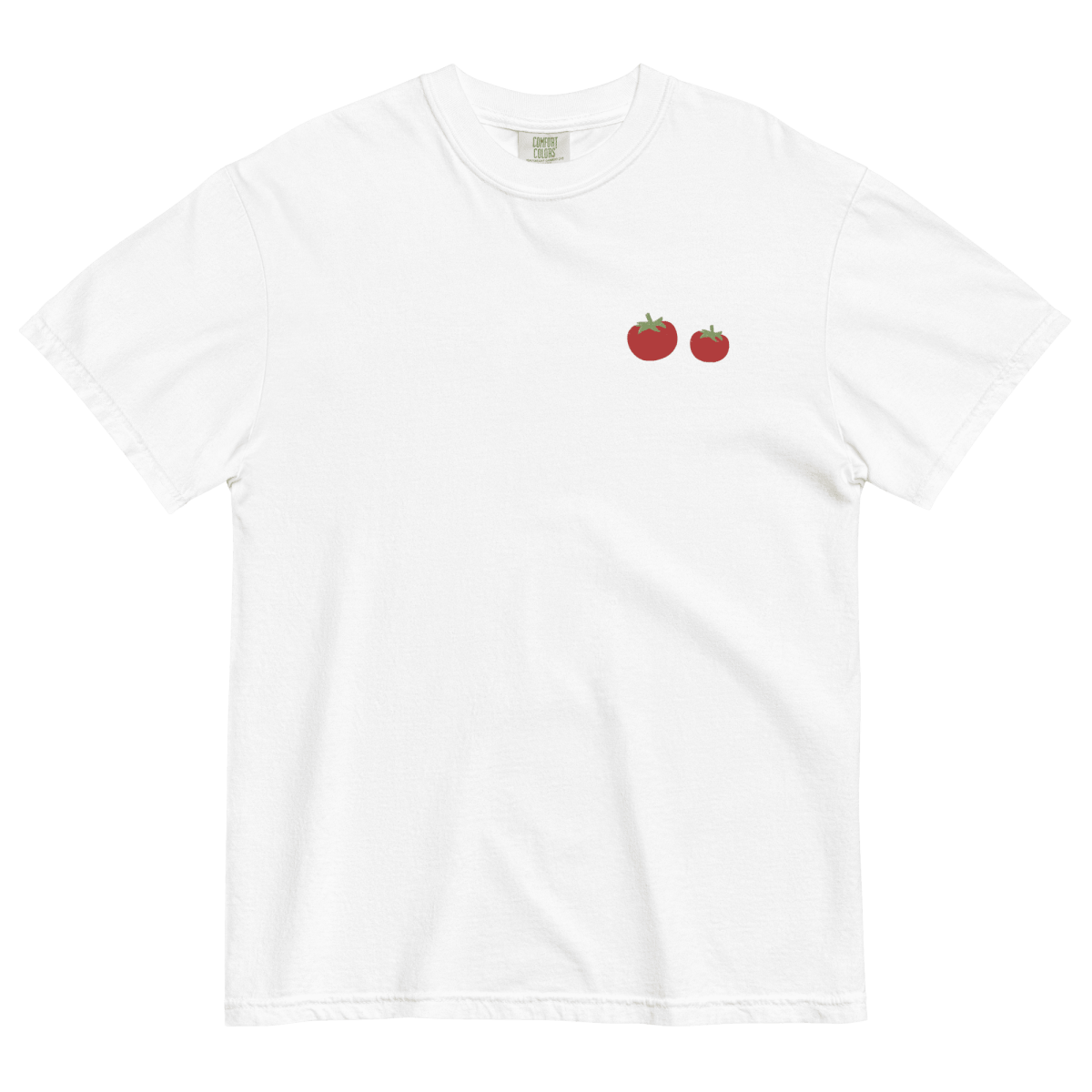Tomato Twins Embroidered Shirt
