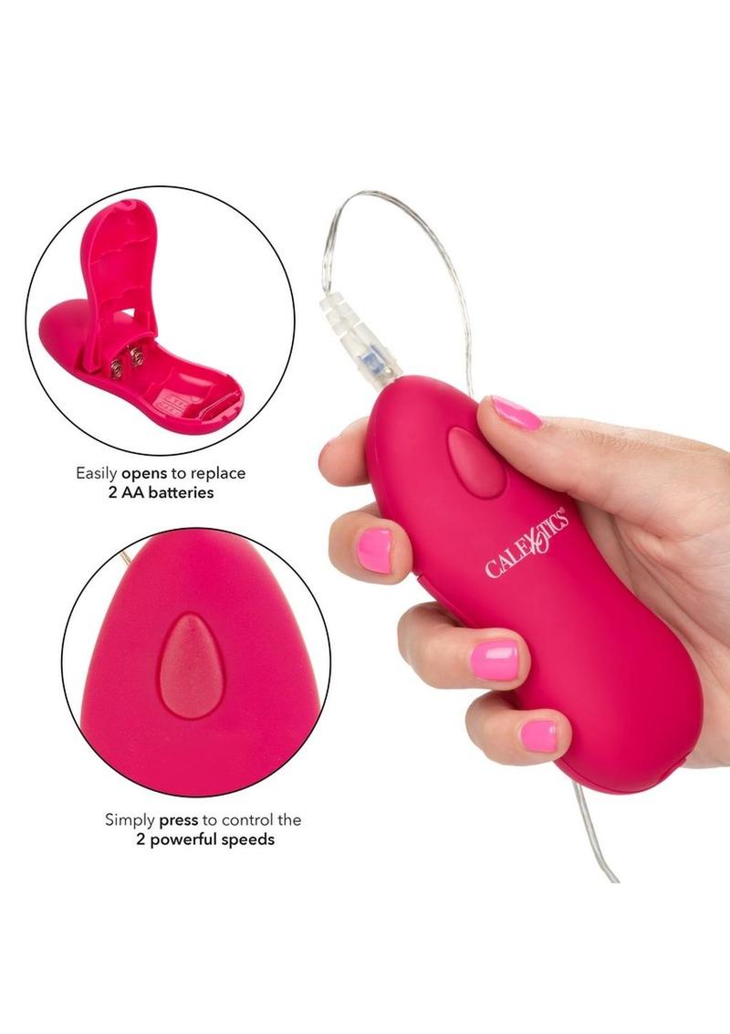 Whisper Micro Bullet with Wired Remote Control - Pink