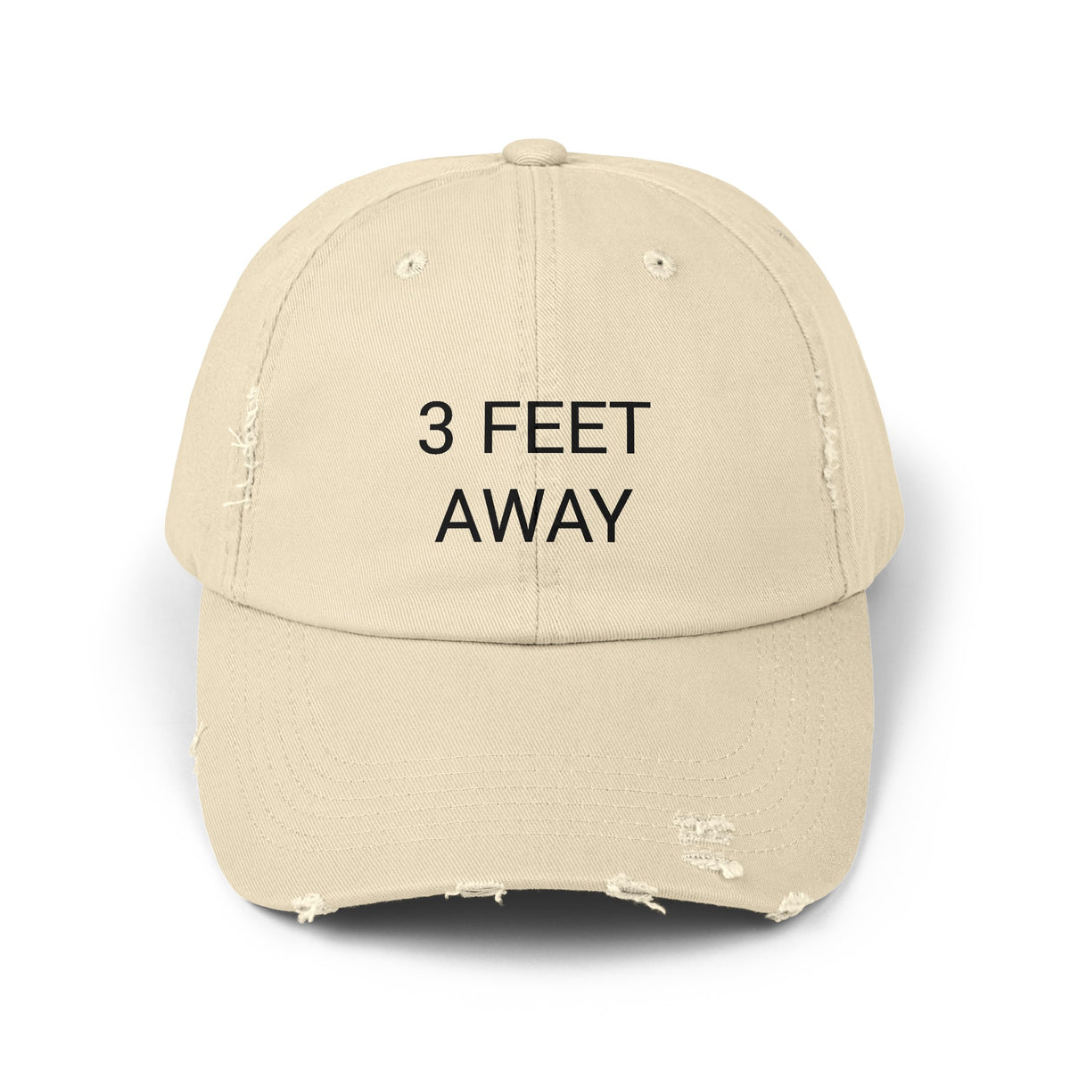 3 FEET AWAY Distressed Cap in 6 colors