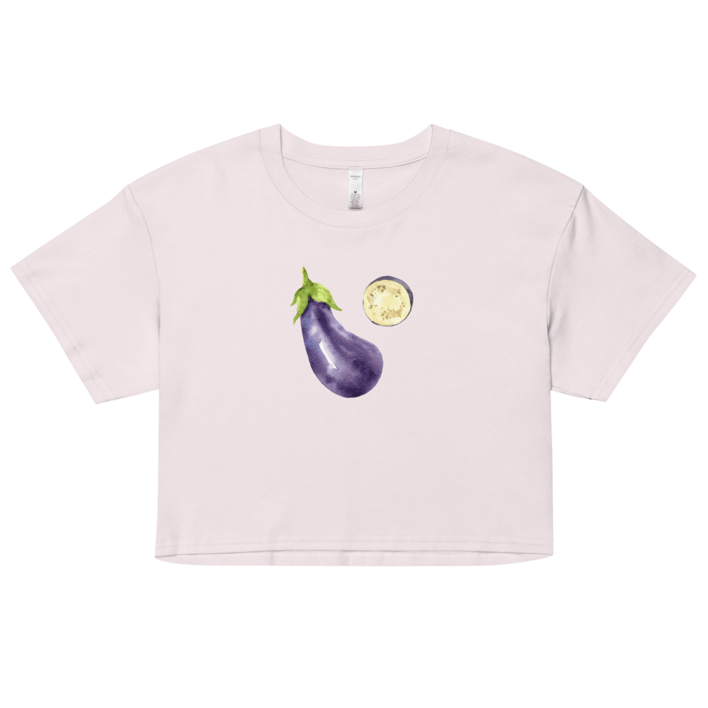 Eggplant Crop Top