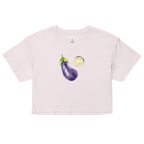 Eggplant Crop Top