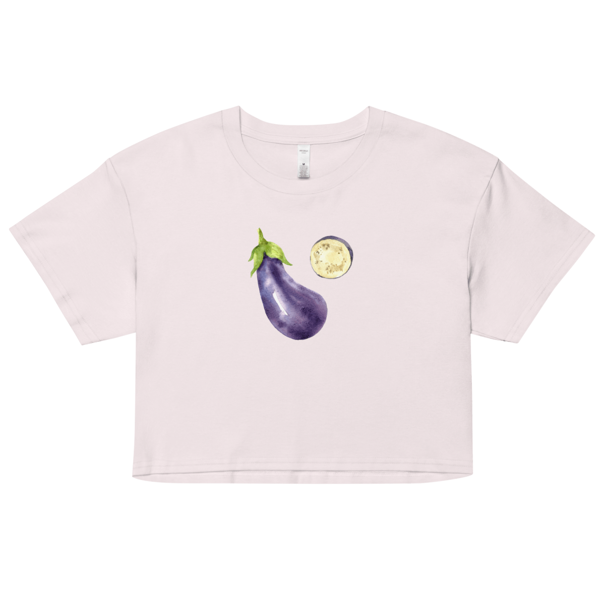 Eggplant Crop Top