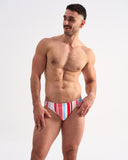 Teamm8 Cabana Bikini Swim Brief - Pink Mix