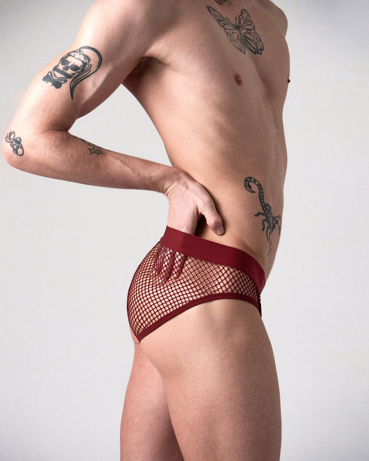 TEAMM8 Edge Net Brief Maroon