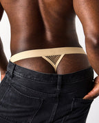 TEAMM8 Edge Net Jock/Thong Sand