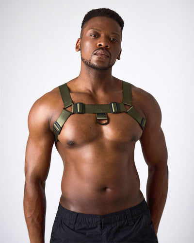 TEAMM8 Velocity Harness - Hunter Green