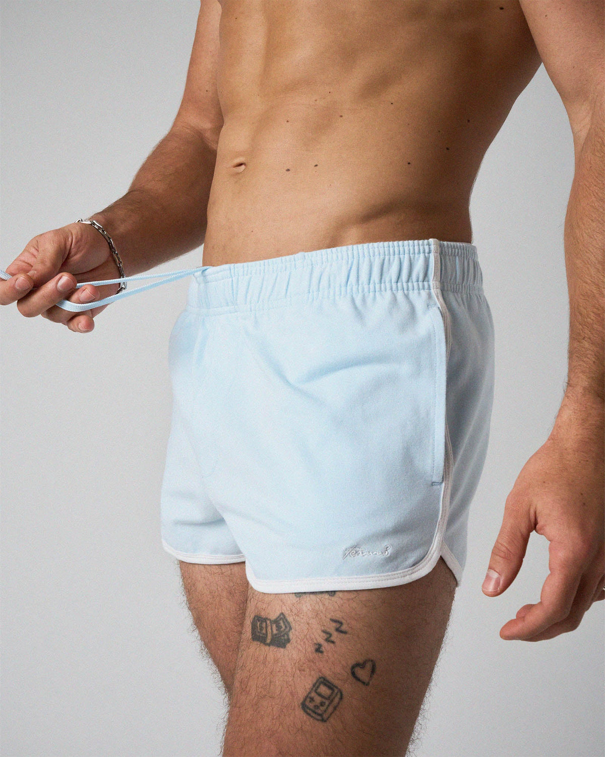 TEAMM8 M.V.P. Retro 2.5" Shorts  - Arctic Blue
