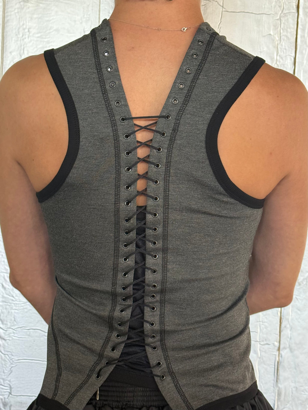 GMBH NANCY LACE TANK TOP