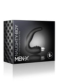 Naughty Boy Silicone Prostate and Perineum Stimulator - Black