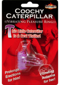 Horny Honey Coochy Caterpillar Vibro Cock Ring - Purple